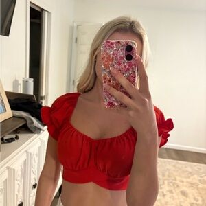 Red Women's Top